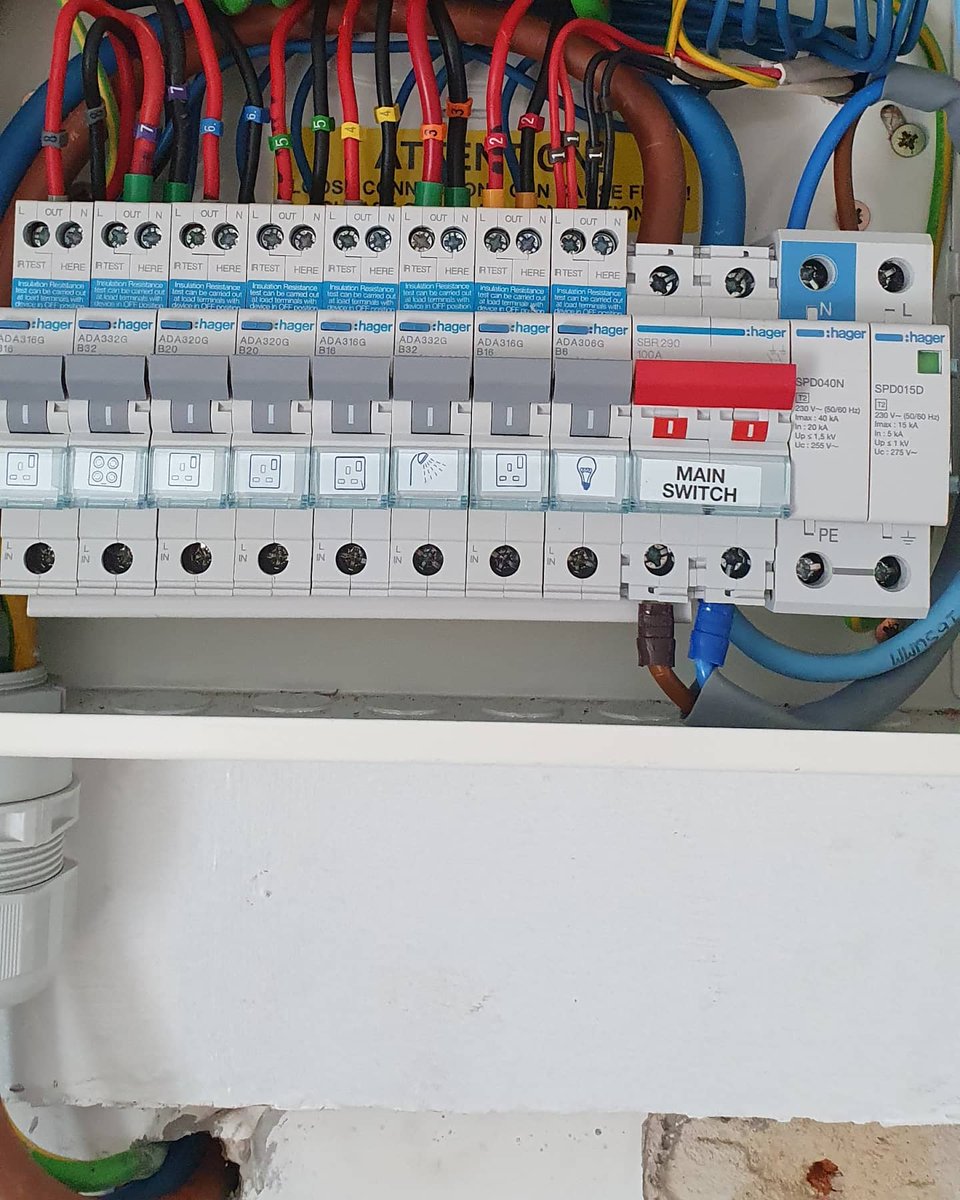 SPEC_Electrical's tweet image. A recent High Integrity Consumer Unit Phillips Electrical have carried out