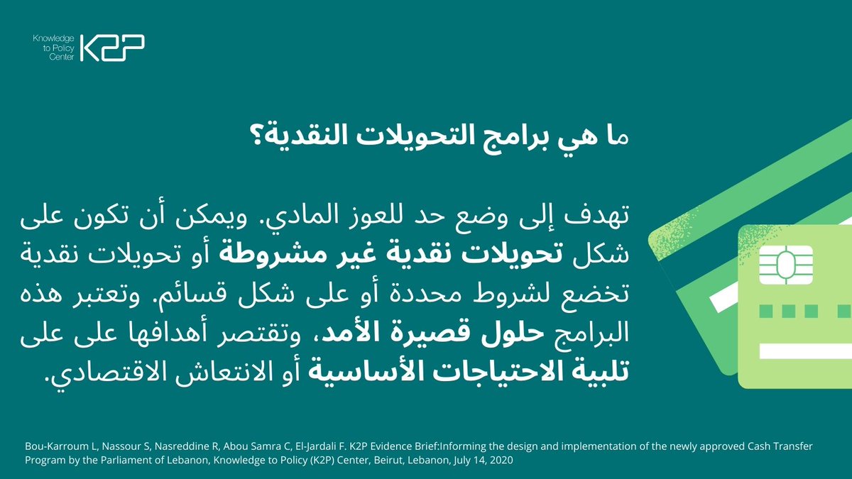 Knowledge to Policy Center - AUB tweet media