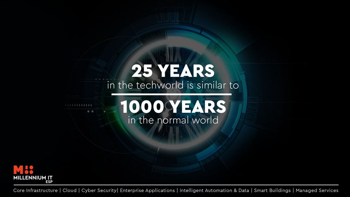 MillenniumITESP's tweet image. We help organizations implement, maintain and protect world-class Core Infrastructure. 25 years as an Enterprise Solutions Provider means that we may have come across your challenges before. Talk to us - tinyurl.com/serm2bv5
#EnterpriseIT #coreinfrastructure