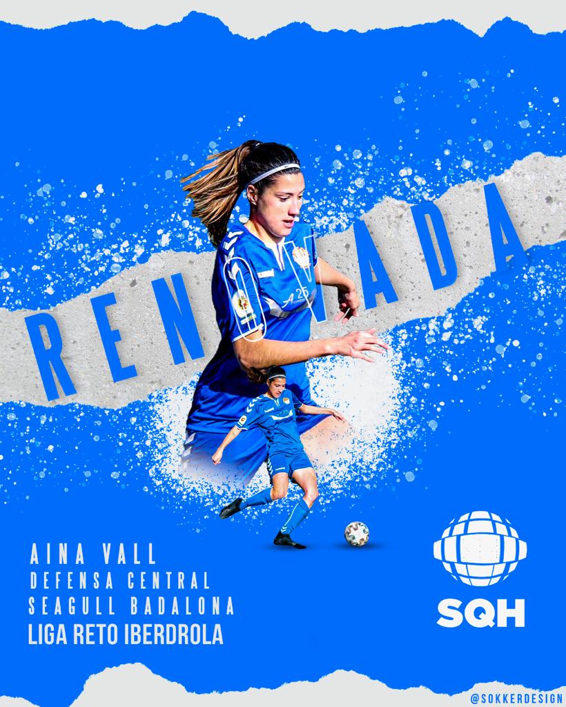 SHfemenino's tweet photo. ✅ RENOVADA ✅

@aiinaa97 seguirá una temporada más defendiendo los colores del @CE_Seagull. 🔝

Nuestra defensa es un seguro y por eso el equipo la considera fundamental para su nueva temporada en #RetoIberdrola 👏👏 https://t.co/arfppLcg4Q