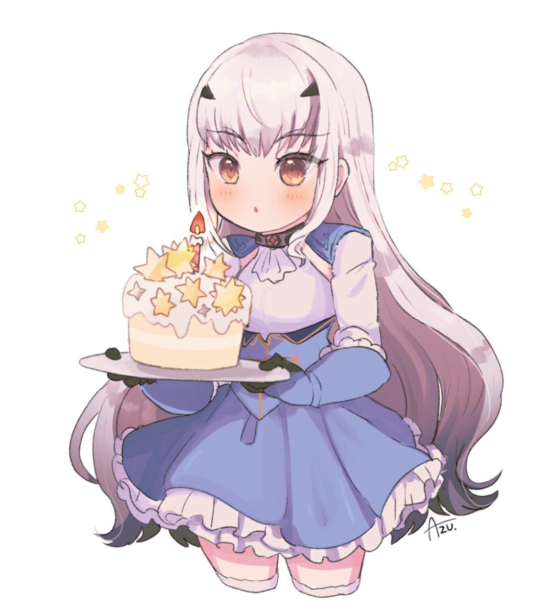 あず子 誕生日にランスロットちゃん来てくれたから一緒に種火ケーキ食べます あず子 誕生日にランスロットちゃん来てくれたから一緒に種火ケーキ食べます