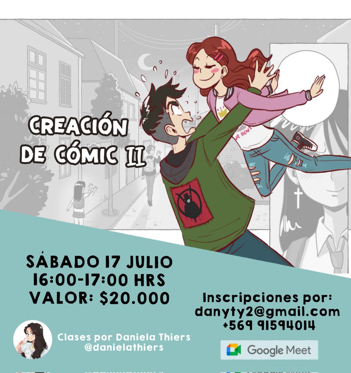 Este sábado se viene un taller de cómic 💖