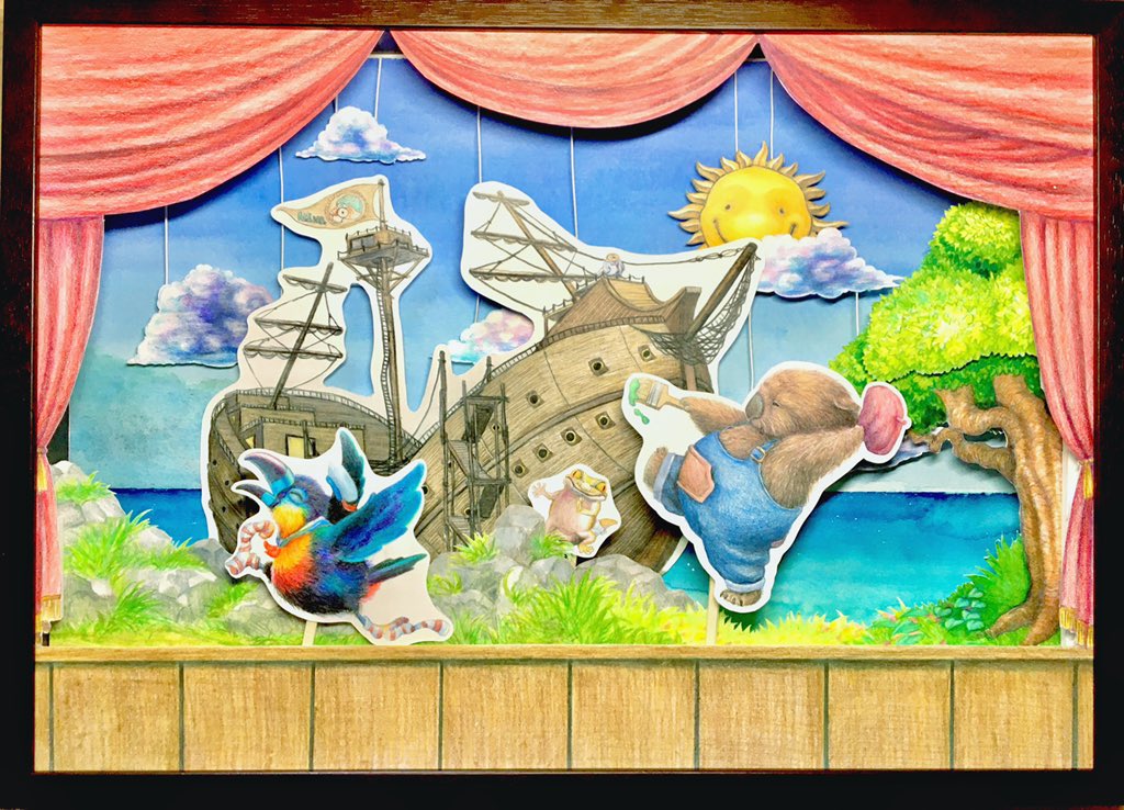 超ポイントバック祭】 【絵画】ネイチャーアート「潮だまりの生き物 玄関先渡し 【絵画】ネイチャーアート「潮だまりの生き物たち」原画 絵画/タペストリ