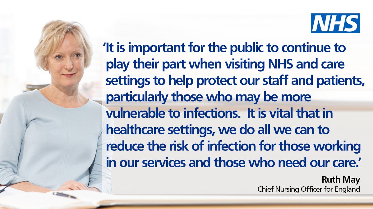 Face coverings and social distancing measures will remain in place across health settings after 19 July — so the most vulnerable people can continue to safely attend hospital, GP surgeries and pharmacies for advice, care and treatment.

Read more. ➡️ england.nhs.uk/2021/07/nhs-pa…