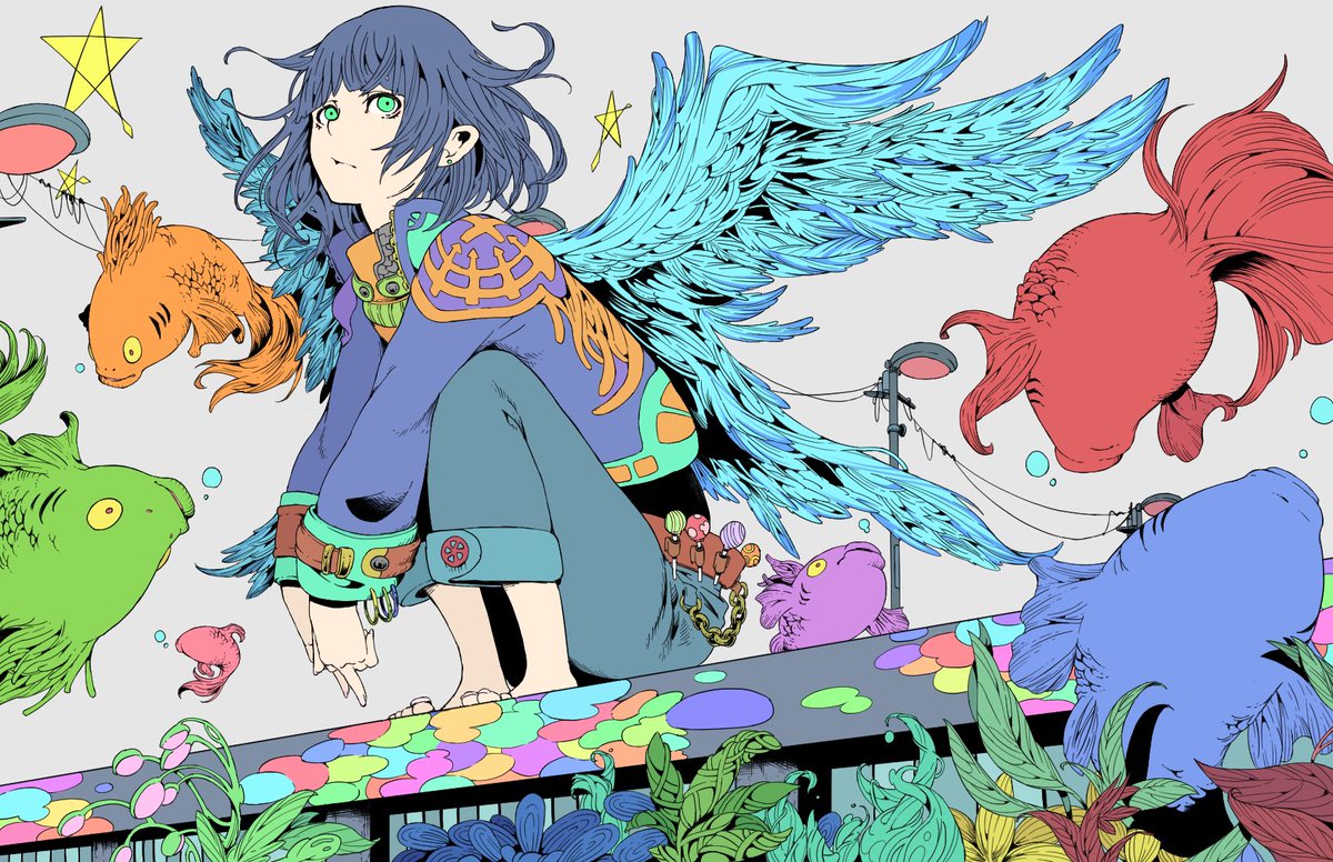 「#一次創作絵師拡散フェス01
ででん! 」|鉄坊やのイラスト