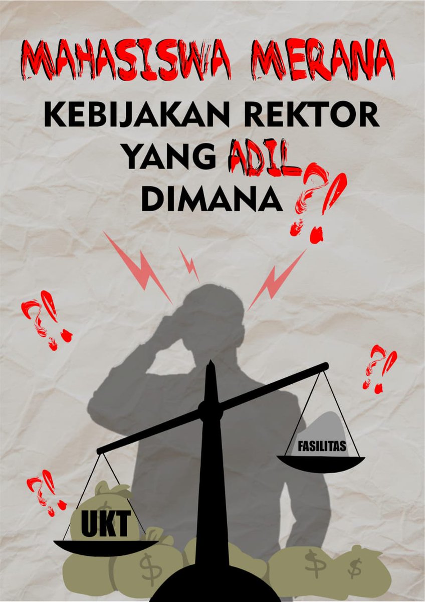 YNuvrita's tweet photo. UKT!!
UKT!!
Sudah hampir 1 bulan menyuarakan suara mahasiswa, tapi tidak adanya kebjiakan yang keluar mengenai UKT ditengah wabah pandemi. Kami mengajak teman-teman untuk menaikan hastag

#JemputBolaKeIsola
#MahasiswaUpiTolakBayarUKT https://t.co/t0y4DyK8dS