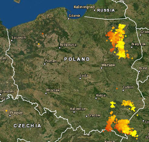 burzowo's tweet photo. Aktualna mapa burzowa.
Bieżące dane jak zawsze na https://t.co/rwAFrfVdDE https://t.co/PaTVyLDvAR