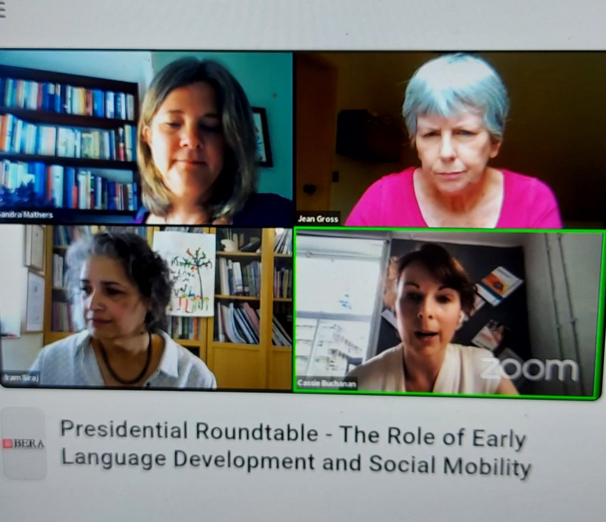 Attending <a href="/BERANews/">BERA</a> Presidential Roundtable - the Role of Early Language Development and Social Mobility and it's excellent. Many thanks to all of the speakers.