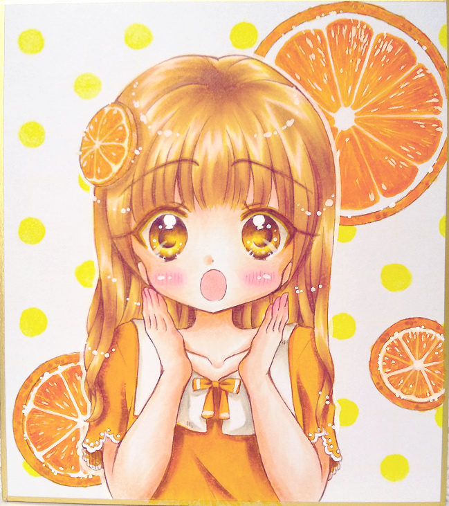 「かわいい女の子を描くのが大好きです! ほっぺと髪の毛のつやにこだわりがあります(」|里日菜こふゆのイラスト