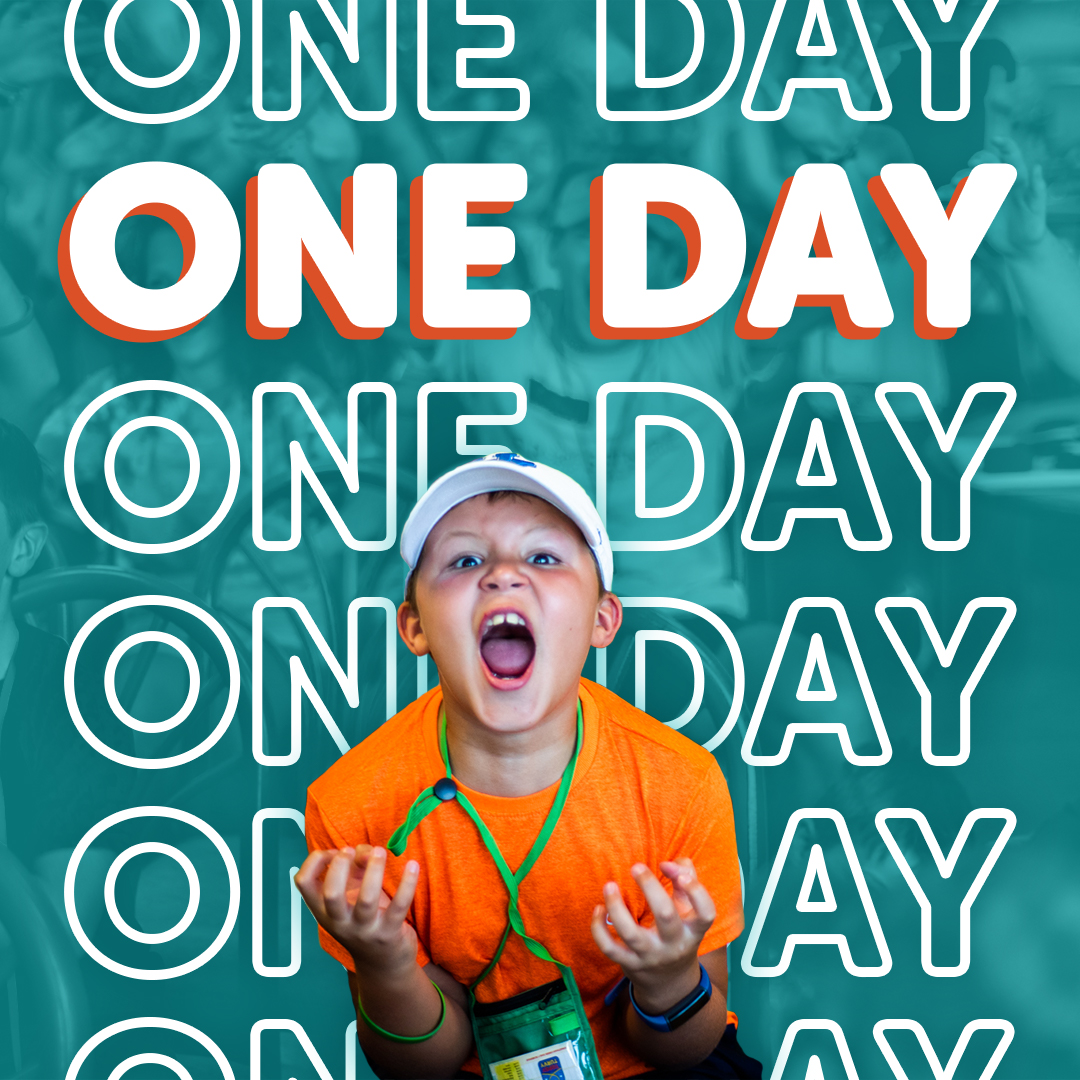 1 DAY UNTIL KIDS CAMP!
