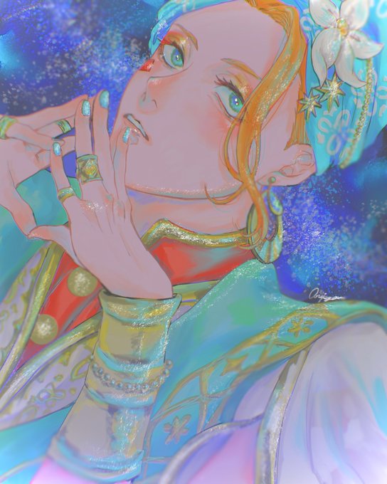 ダイヤモンド様
 #ツイステファンアート 