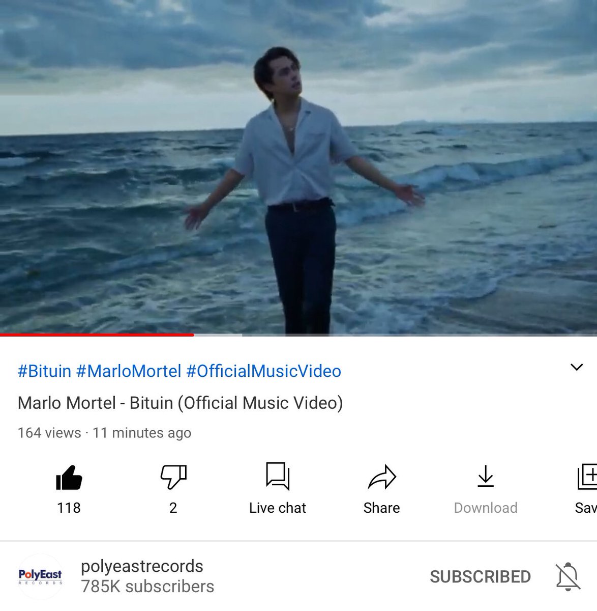 forever_juanito's tweet image. Bituin Official Music Video

BITUIN by Marlo Mortel

youtu.be/BtdZkx7ZaA0