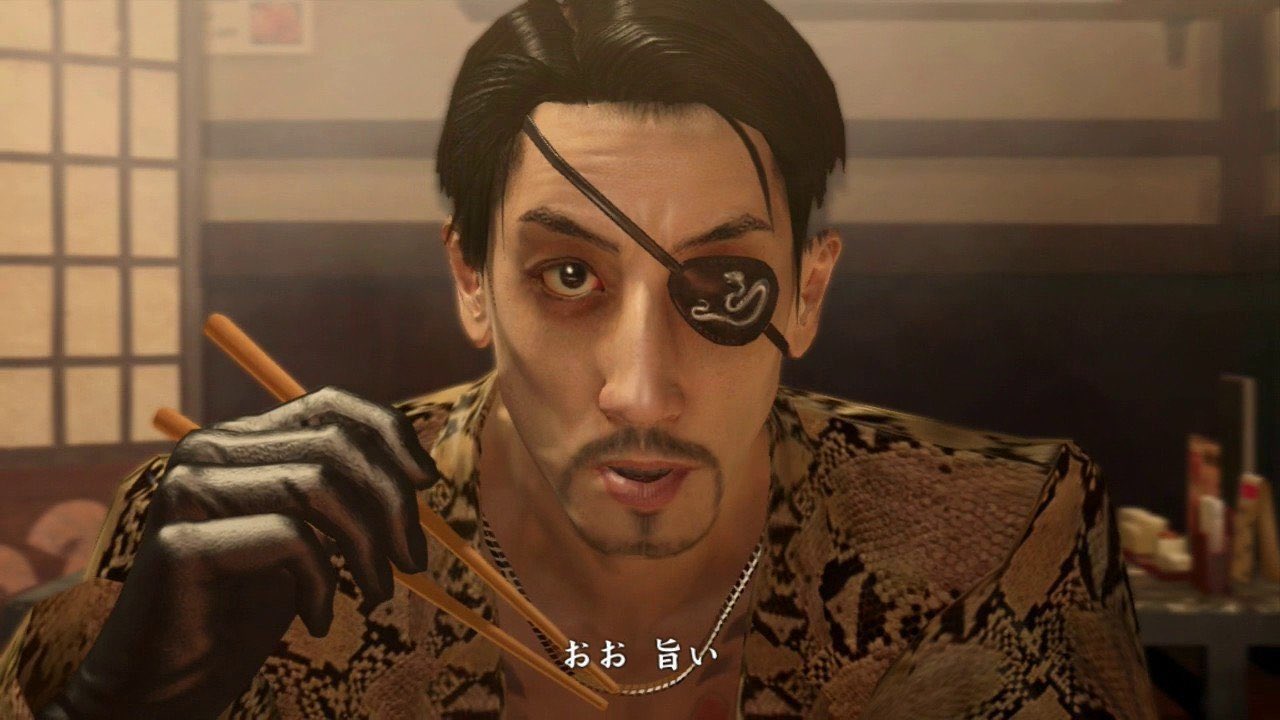 セガ公式アカウント 龍が如く 5 より 冴島と真島吾朗がホルモンを焼く一連のやりとりを フリートにて写真と絵文字の組み合わせで再現してみました 煙った店内といぶし銀の会話がじんわり心に残る 名シーンです 龍が如く T Co