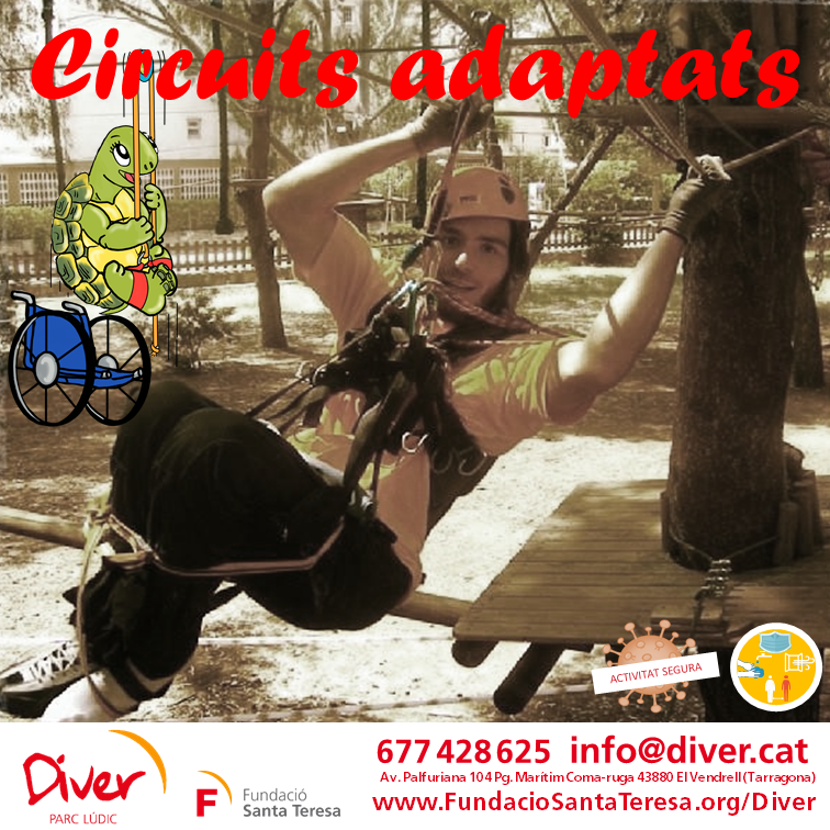 diverparcludic's tweet photo. #diverparludic #tirolines #parcaventura #activitatsfamiliars #toteslesedats #diversioenfamília #diversioengrup #activitatsegura #CostaDaurada #Comarruga #ElVendrell #FundacioSantaTeresa #projectesocial 
#integraciolaboral #integraciosocial 
👉https://t.co/VxpUPraA7I i 677428625 https://t.co/drCO6gZrOA