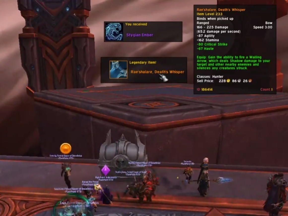 Wowhead💙 on Twitter "The Legendary Hunter bow drops at Item Level 233