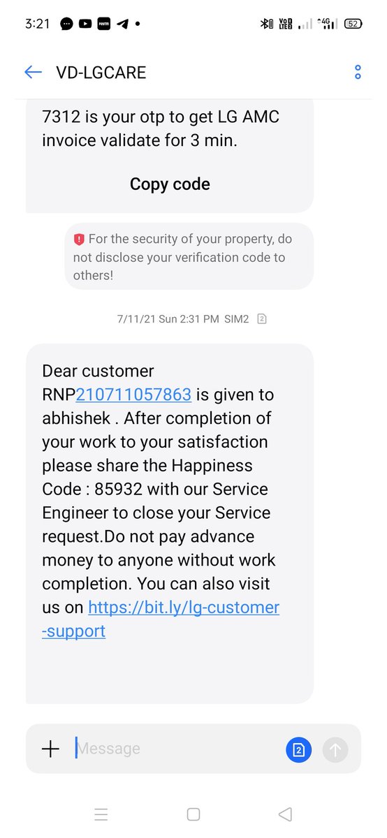 lalitji's tweet photo. @LGIndia dear lg team I have raised a complaint of my ac repairing service on 11/07/2020 
But no technician visit yet now screenshot attached for your reference
Pls help https://t.co/uskfMxeV3H