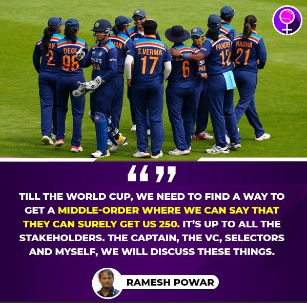 🎙️ Ramesh Powar - Team India's Head coach has his say on the preperation ahead of the WC in New Zealand next year.

#ENGWvINDW #RameshPowar