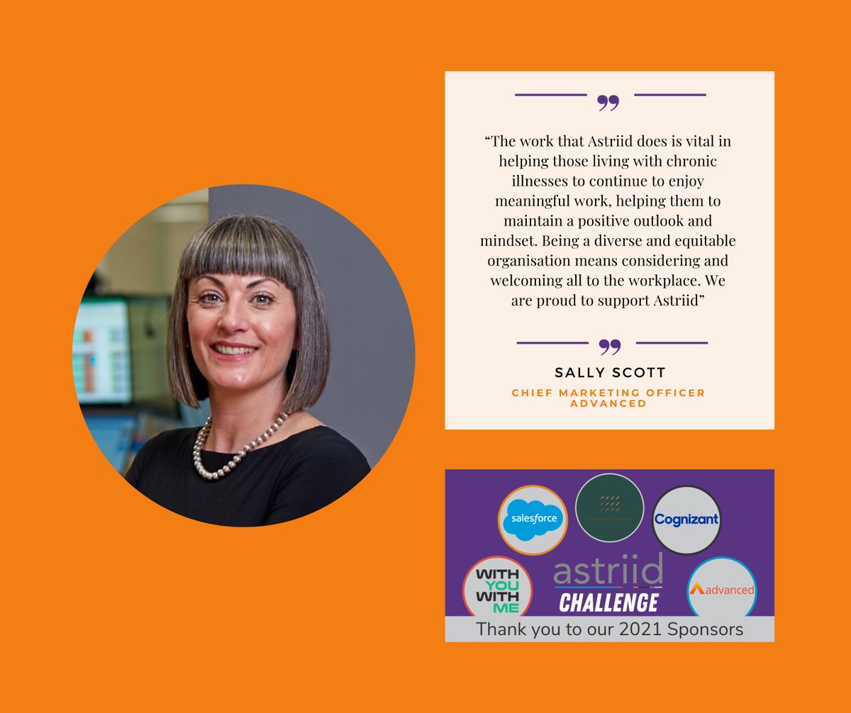 Astriid_No1's tweet photo. Thank you to our dear #AstriidChallenge sponsor, Advanced. Sally Scott tells us why the company has chosen to support our charity.
#Diversity #Inclusion #InvisibleTalentPool #AstriidChallenge https://t.co/datzyhheKw