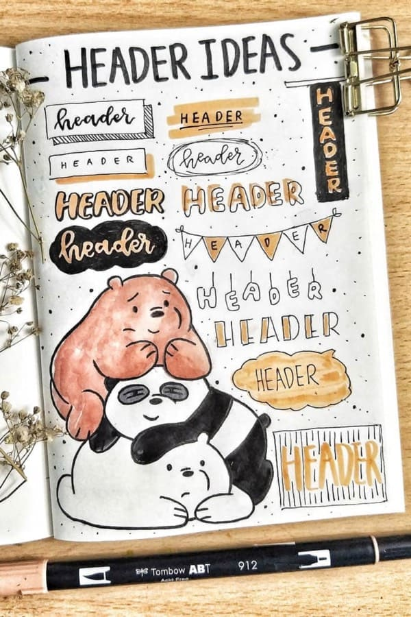 DiamondSvg's tweet photo. Best Bullet Journal Header &amp; Title Ideas For 2021
#Cricut #Handmade #art 
https://t.co/FfWEhbZVY4 https://t.co/iDvpmFNQJB
