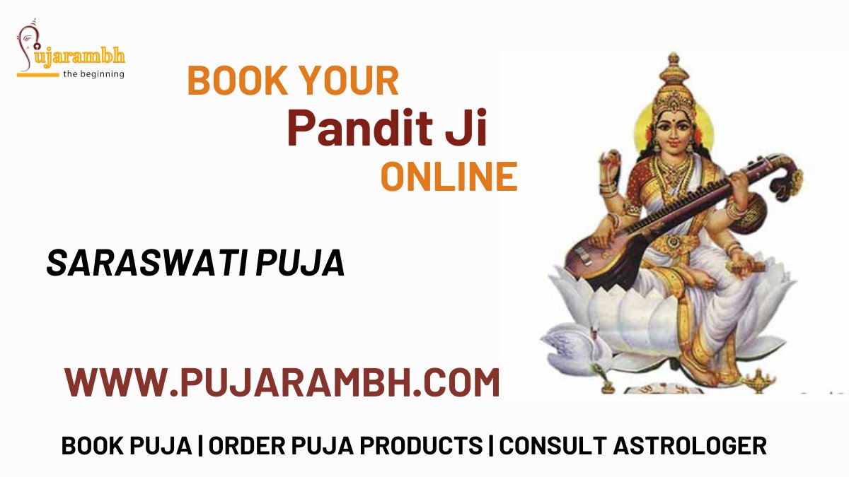May the goddess of knowledge, language, music, and arts bless you and your family.

For Puja Booking Dm us

Book puja directly from our website:- pujarambh.com/product/sarasw…
.
.
.
.
.
.
#PUJARAMBH #saraswatipuja #bookonlinepanditji #bookpanditjionline #purohits #puja2021 #linkedin