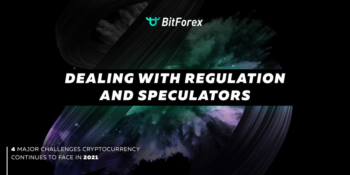 Some countries, like the U.S., have taken steps to regulate crypto. Critics point out that regulations are changing at a much too rapid pace. 
A related issue is speculative trading. Many people see cryptocurrency as a “get-quick-rich scheme”. 

#bitforex #crypto #blockchain