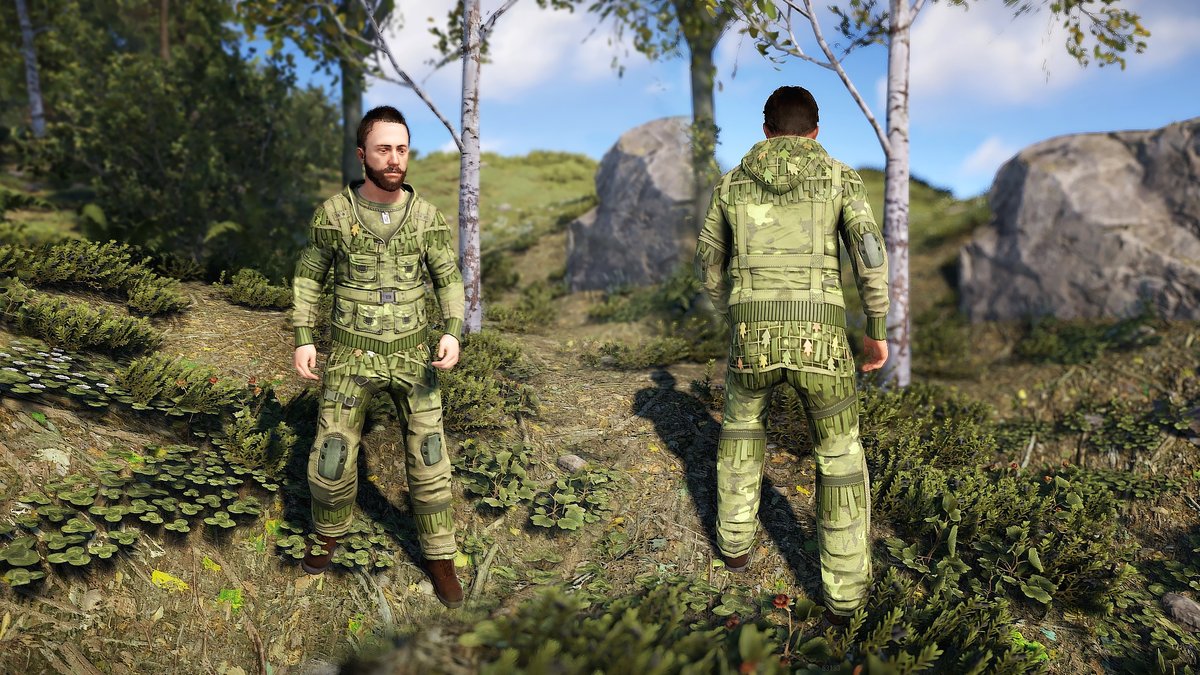 IgorrWorkshop's tweet photo. Hello my twitter friends, my vacation is over, now I can safely publish posts from my computer again.
This week, Vlek and I made a set of Forest Scout clothes and I just updated the in-game screenshots I hope you like it)

Collection
https://t.co/CvuMg8jZ7y

@gerrmanman @playrust https://t.co/jCH8y5v3O5