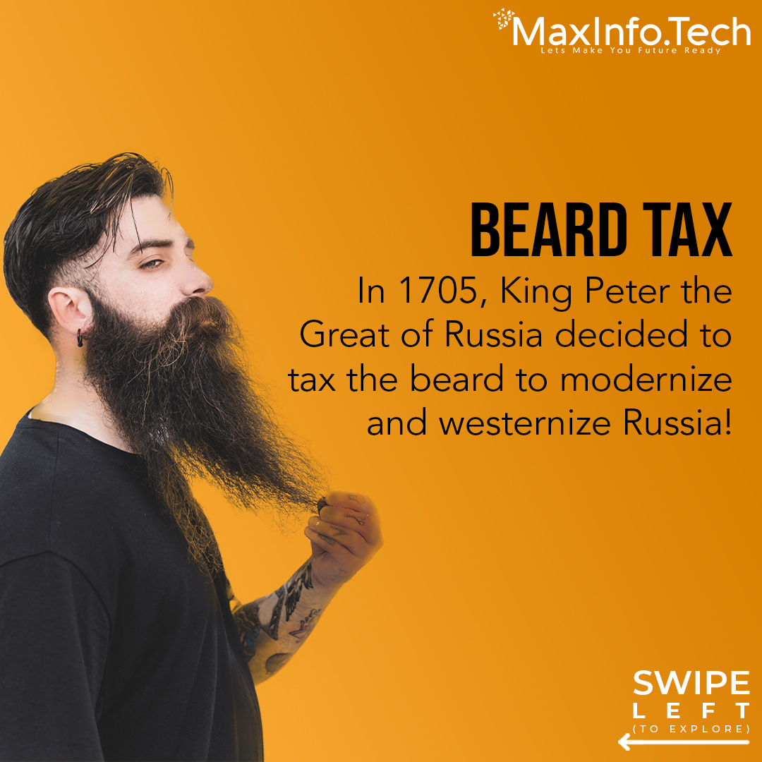 maxinfot's tweet photo. Taxes that will leave you scratching your head! 
#bizzarefacts #DidYouKnow #historyfacts https://t.co/TCd4IJ0KsO