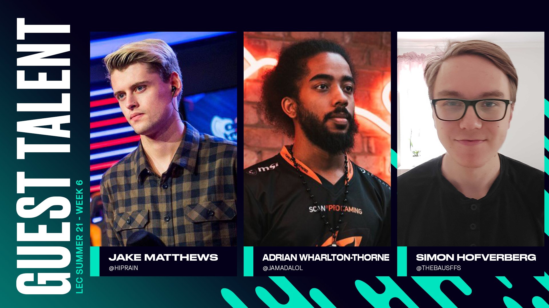 [外絮] LEC本週分析台嘉賓 Thebausffs