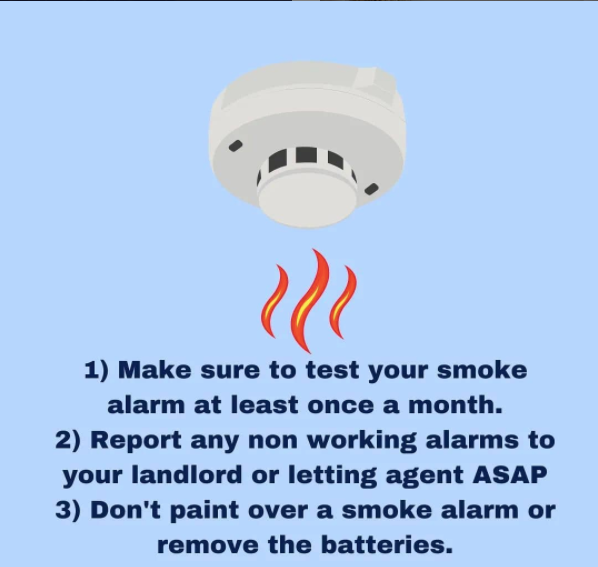 ArcaProperty's tweet photo. Smoke alarms save lives. 
Follow these tips!

#arcapropertymanagement #maintenance #smokealarm #apartment #safety #tenants #advice #tips #landlord #propertymanagement #cuadragroup https://t.co/K9bsnHRDWX