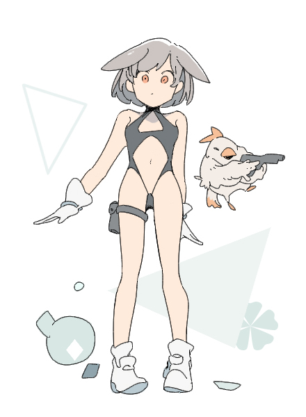 リビドークロスみたいな着こなし方の水着 