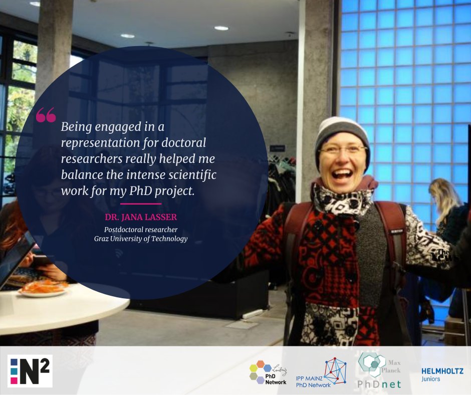 N2PhDNet's tweet image. Jana recommends N² as a powerful union of organisations that represent doctoral researchers and says that she had a lot of interesting conversations at the last meeting. Become part of it at our next event in October! 
👉 bit.ly/Nsquared 
#N2event21 #phdnet #sustainabiliy