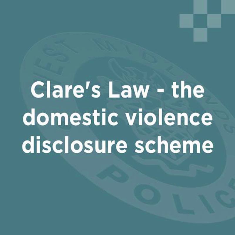 WMPolice's tweet photo. 🔴 Worried that your partner might have a history of domestic abuse?

✔ You can ask us to make checks for you, without having to phone us.

 👇 Get started here
