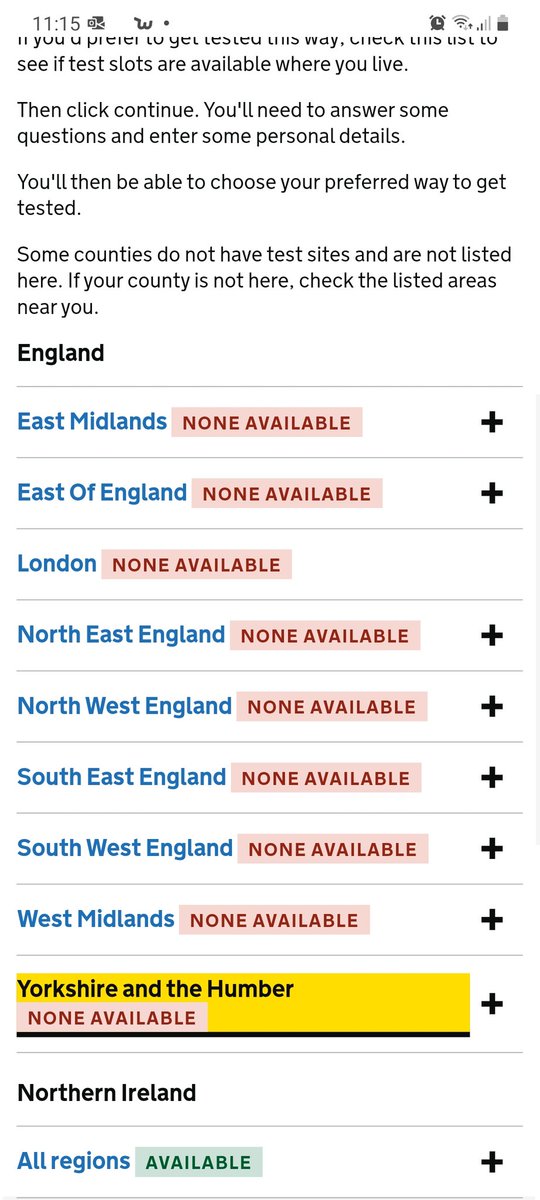 davarnold's tweet photo. @Unusual_Times @chrischirp Nothing for me at 11.15. Unsurprising.  it took months after being eligible for databases to align so my wife could book a vaccine. loads of people seem to have had that issue but it never seemed to make the news https://t.co/dKgF8CuqWj