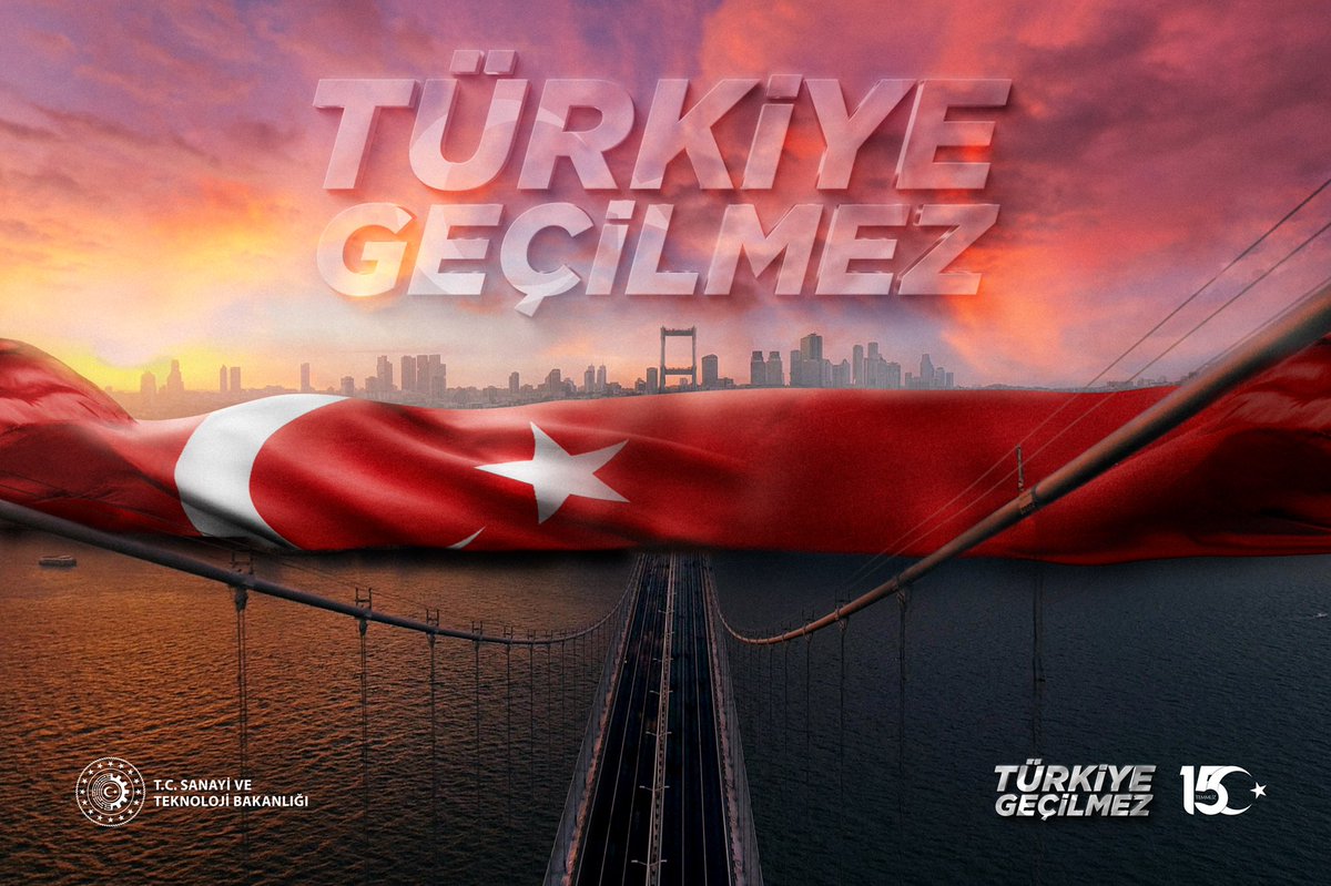 TCSanayi's tweet photo. Vurulup ömrünün ilkbaharında
Kanından çiçekler açar yarında
Cümle şehitlerin omuzlarında
Bir sabah gelecek kardan aydınlık.

Karanlık geceyi aydınlatan, #TürkiyeGeçilmez diyerek tankalara göğüs geren kahramanlarımızı unutmadık, unutmayacağız…

#15Temmuz https://t.co/QJdBT2hS8G