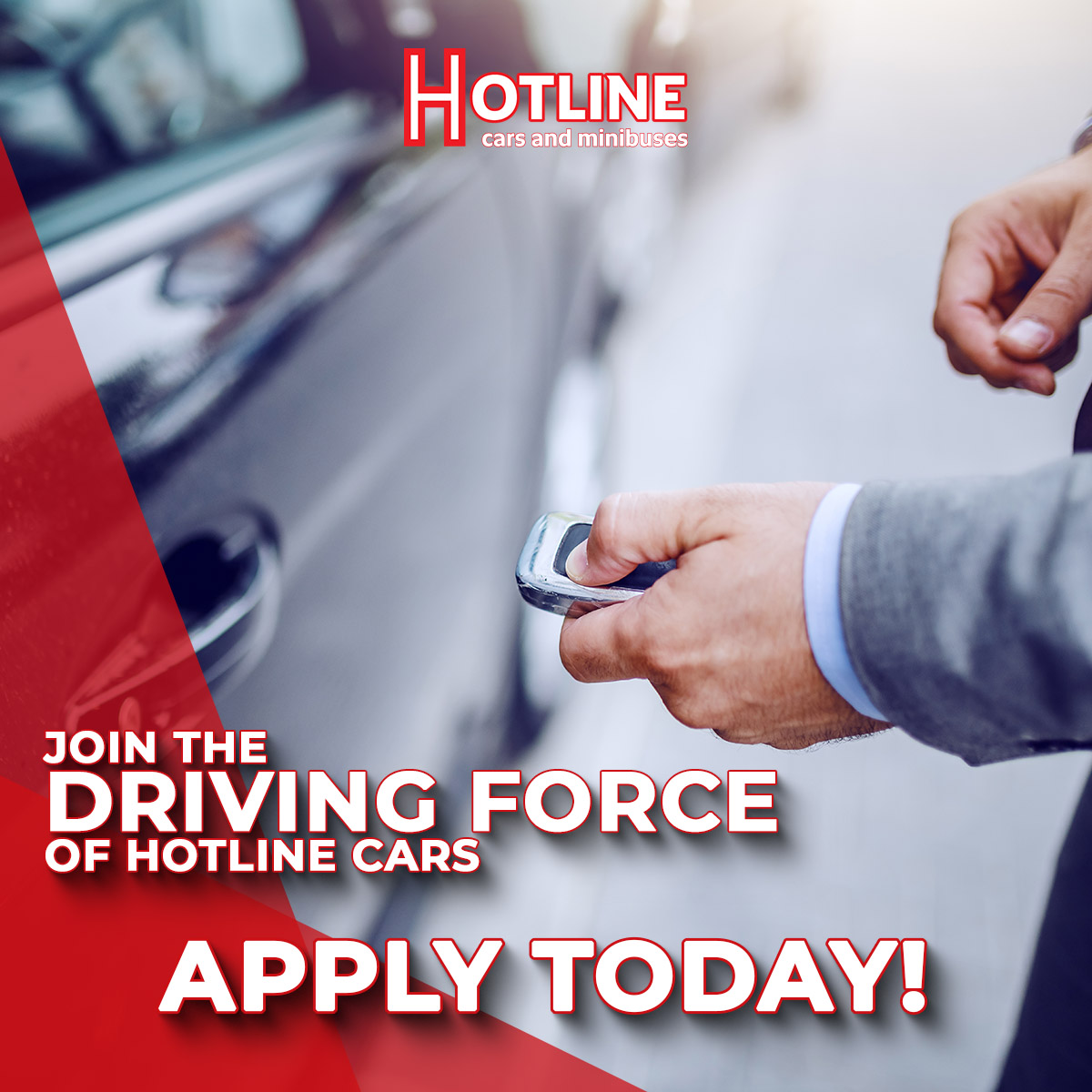 𝗗𝗥𝗜𝗩𝗘 𝗙𝗢𝗥 𝗛𝗢𝗧𝗟𝗜𝗡𝗘 𝗖𝗔𝗥𝗦 ✅
We are on the hunt for drivers to join our growing team! ✨
Perks include. ⤵️
🕖 Flexible working
👏 Be your own boss
💰 High earning potential
Get in touch for more information! ↓
☎️ 0121 353 2121 📧 hotlinecarsltd@hotmail.co.uk