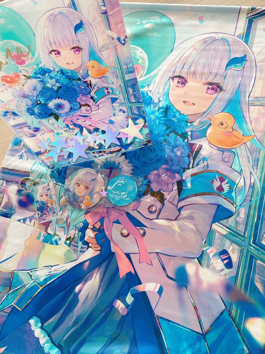 お誕生日グッズのサンプル頂きました すてきなメッセージが 藤ちょこ Fuzichoco のイラスト