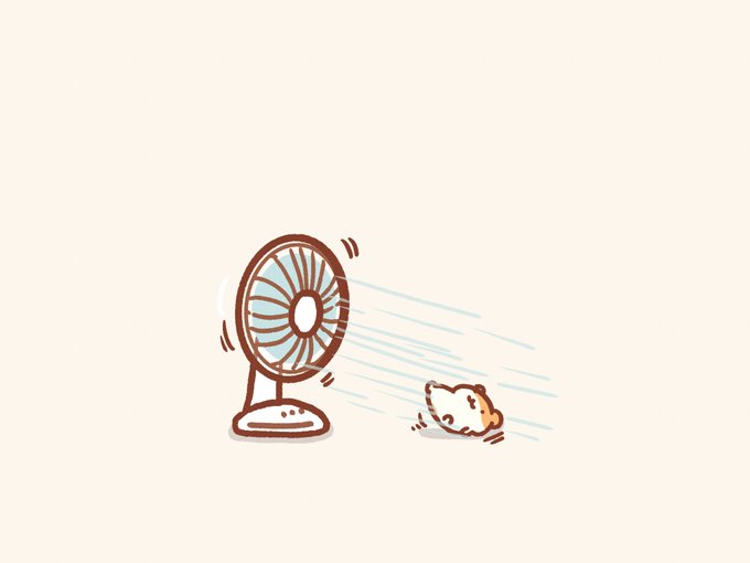 「動物 扇風機」のTwitter画像/イラスト(人気順)