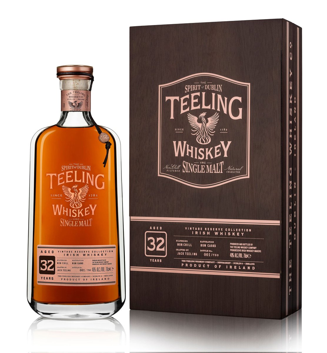 So today I'm very excited to announce that we've just released our newest 32yr Single Malt! 

#TeelingWhiskey #NewRelease

•First distilled in 1988 (some of the oldest bottled Single Malts available)
•Matured in rum casks and released at Teeling signature 46% ABV
•750 bottles