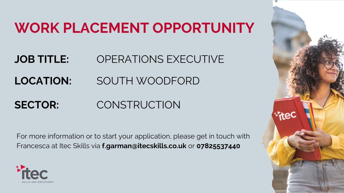 The world of construction is diverse, join our webinar tomorrow to learn about #ConstructionConsultancy >>  
us02web.zoom.us/webinar/regist…
#ConstructLondon <a href="/PG_CareersLon/">National Careers LDN</a> #EastLondon #Redbridge #Construction #WomenInConstruction #SouthWoodford #Placement #JobsInLondon @JCPinEastLondon