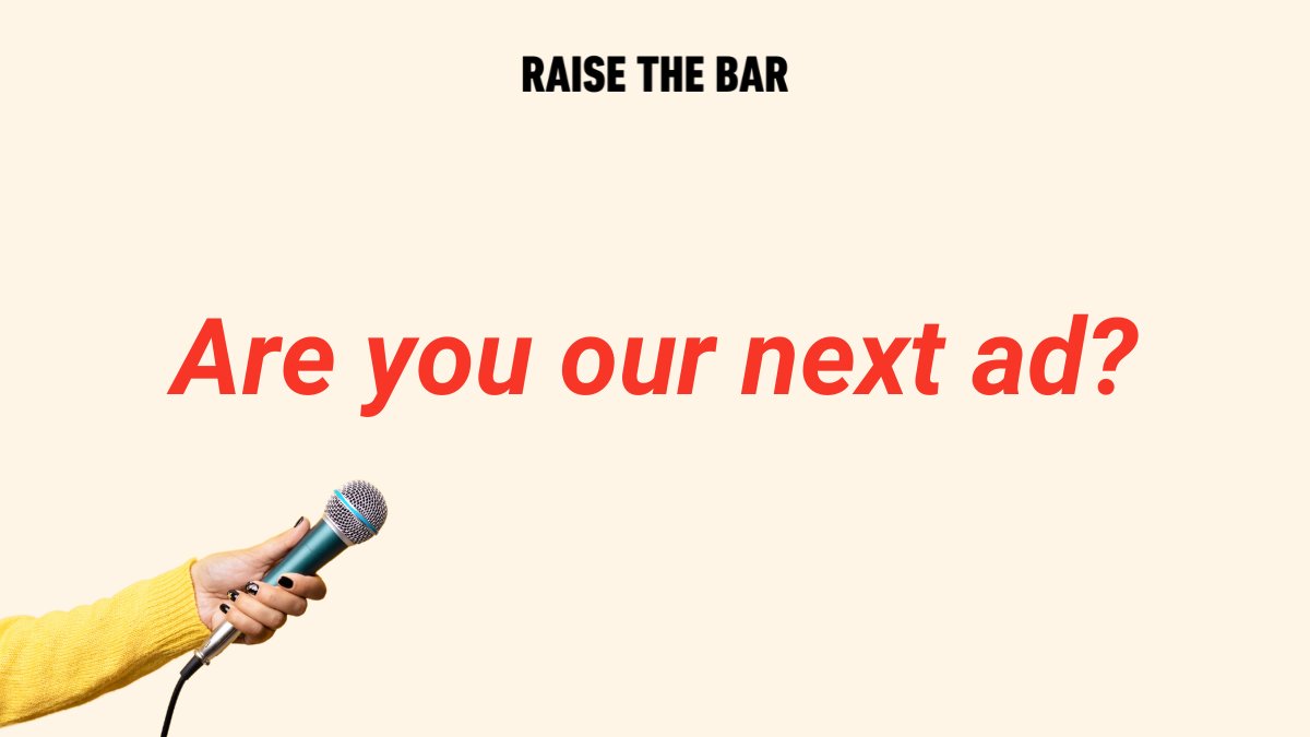 Are YOU our next ad? 📣  We've got just two more pre-roll ad slots to giveaway! Reach 40,000 pairs of ears - simply send a 100 word pitch about your business to podcast@raisethe.bar. Good luck!