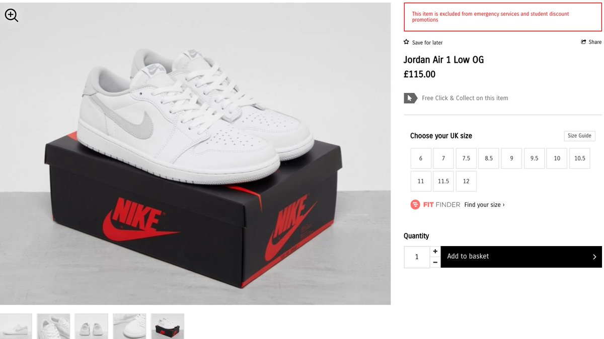 SOLELINKS's tweet photo. Ad: Air Jordan 1 Low OG 'Neutral Grey' available via Foot Patrol

Mens:https://t.co/6VjpkoZhQC
Womens:https://t.co/D35QI4pl7l https://t.co/f9XS352bEm