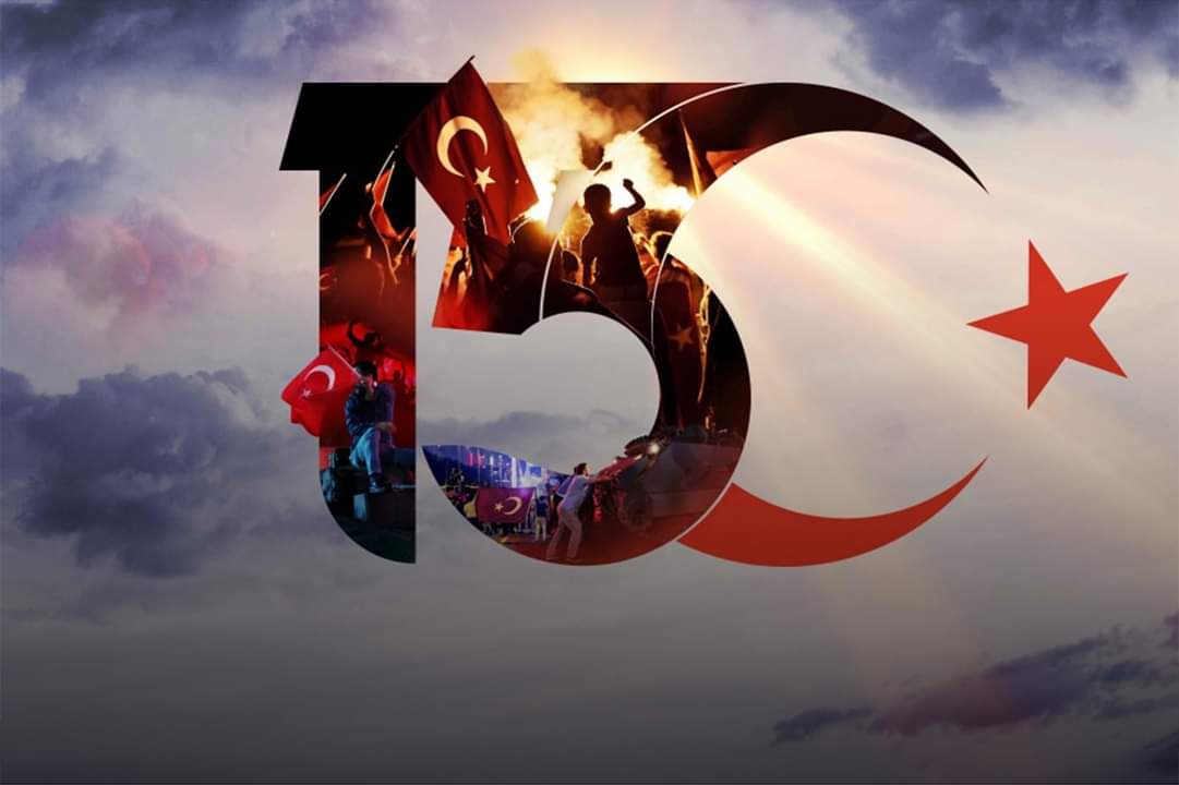 #15Temmuz hain darbe girişiminin 5. yıl dönümünde, canlarını ortaya koyarak hainlere geçit vermeyen aziz şehitlerimizi rahmetle anıyor, fedakar gazilerimize sağlık sıhhat ve afiyet dileyoruz.