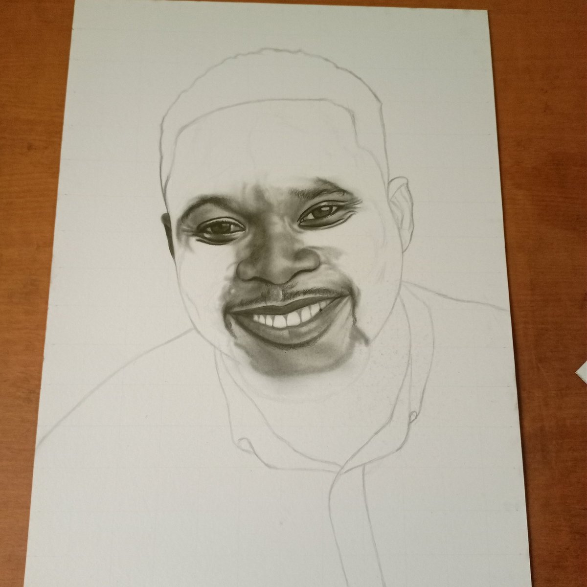 Progress Shot ✏️... All it takes is a breath of life, the right mindset and God's guidance to make it happen...
.
#annorokatajoshua #clatia #artistconnect #realismportrait #realismart #realismartist #art #pencildrawing #pencilsketch #sketchlayout #artists_sharing #artistdailydose