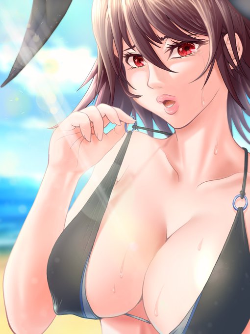 #イラストレーター対魔忍への道 3・4枚目(差分)
「私が脱ぐわけないでしょう…!」

#水城不知火
#対魔忍 #イラスト #対魔忍RPGX 