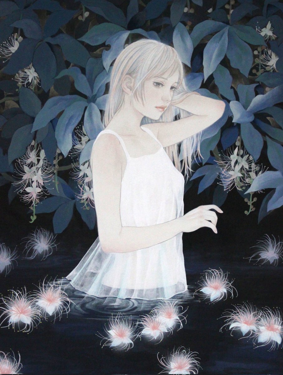 canopus310's tweet photo. 夏が来ましたので夏らしい作品群🏖️
2019「酔香」ｱｸﾘﾙ
2020「さざなみ」日本画
2020「日暮し」日本画
2020「胡蝶ノ夢」日本画 https://t.co/GoRAqFBlvd