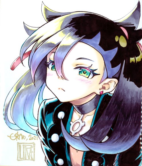 今日の色紙303日目
ファンティアの支援者様に描いた中色紙
ポケモン マリィです

#描いた色紙なるべく毎日アップする
#コピック #アナログ絵 #マリィ 