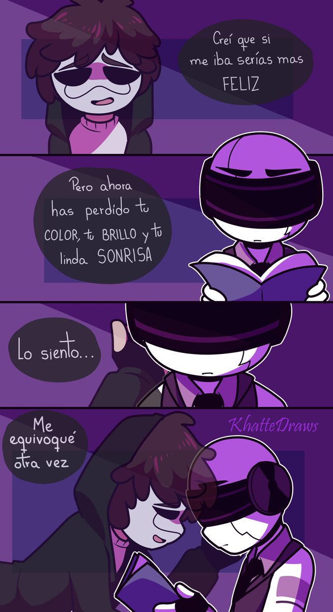 KhatteDraws's tweet photo. ✨🖤˗ˏˋ ME EQUIVOQUÉˎˊ˗💜✨ #CoMPaS 

 🖤Siempre contigo...~💜✨ https://t.co/YXuZUnE4ZC
