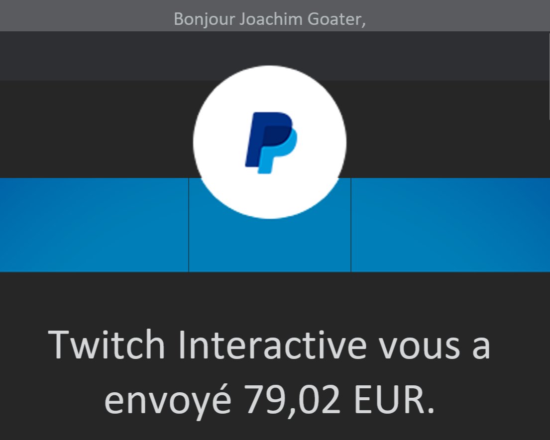 Première paie en tant que STREAMER Twitch, PogChamp