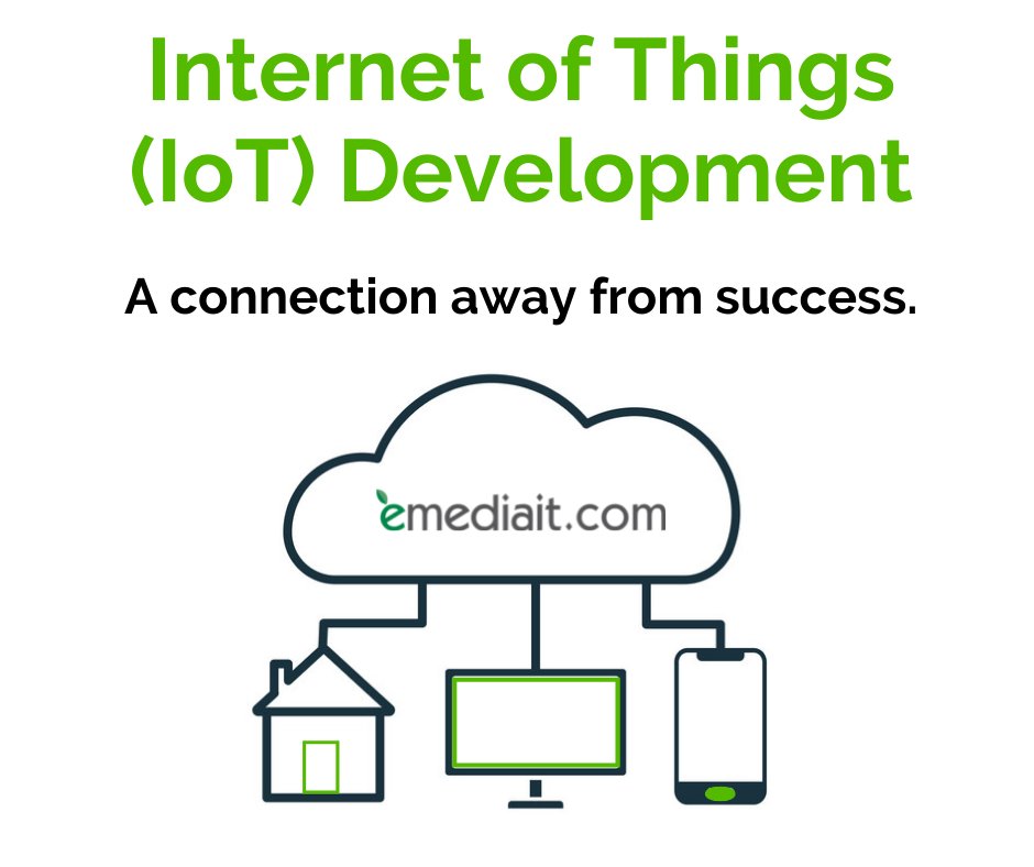 emediaIT's tweet photo. Connect for Success with IoT Development from emediaIT !

Contact us today via sales@emediait.com or visit https://t.co/YyTOiobOTc for more info.   

#InternetOfThings #IoT #SmartWorld #SoftwareDevelopment #emediaIT https://t.co/mTSMYq1gbn