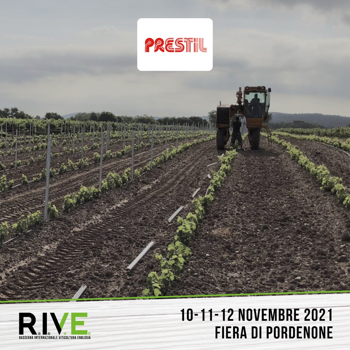 exporive's tweet photo. Prestil vanta un’esperienza pluriennale nella produzione di pali in cemento precompresso e in metallo. Alla 3° edizione di Expo Rive sarà presente con il rivoluzionario palo per vigneto: Tornado. 
Scopri il catalogo espositori: https://t.co/LT3uVj8zLU
#waitingforrive #prestil https://t.co/8QRTvAmuyd
